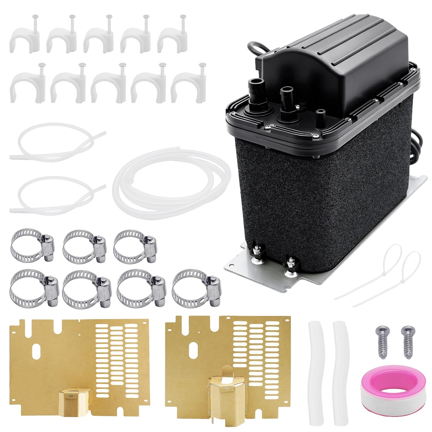 1901A Drain Pump Kit Compatible with Whirlpool, Upgraded Ice Maker Replacement with Efficient Water Purge System, Fits 50-lb Machines (2000+) – Replaces 2185528, 2208534, 2310253