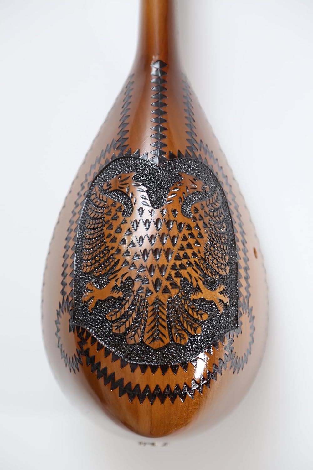 Amazon.com: Albanian Eagle Flag Carved on a Cifteli Qifteli. Full sized ...