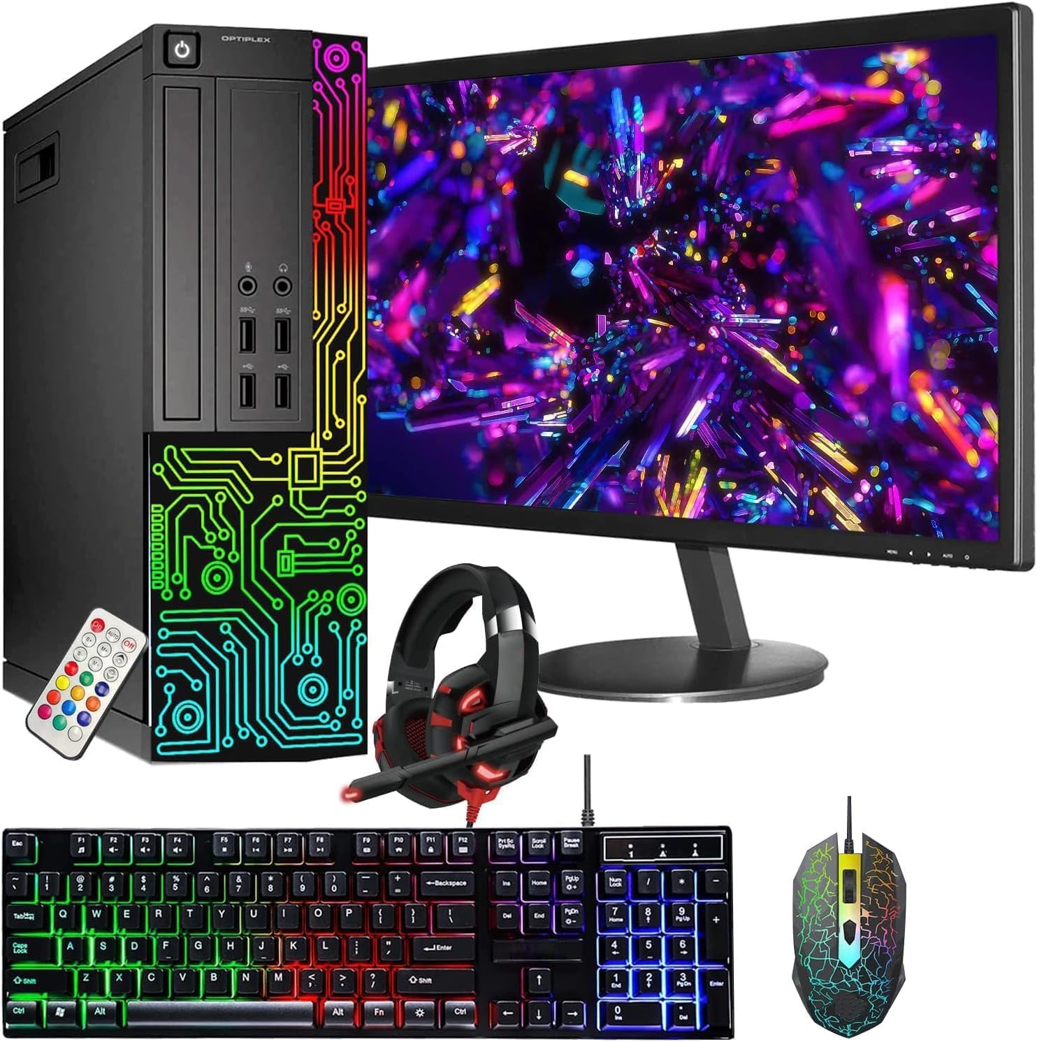 Amazon.com: Dell Gaming OptiPlex Desktop RGB Computer PC, Intel