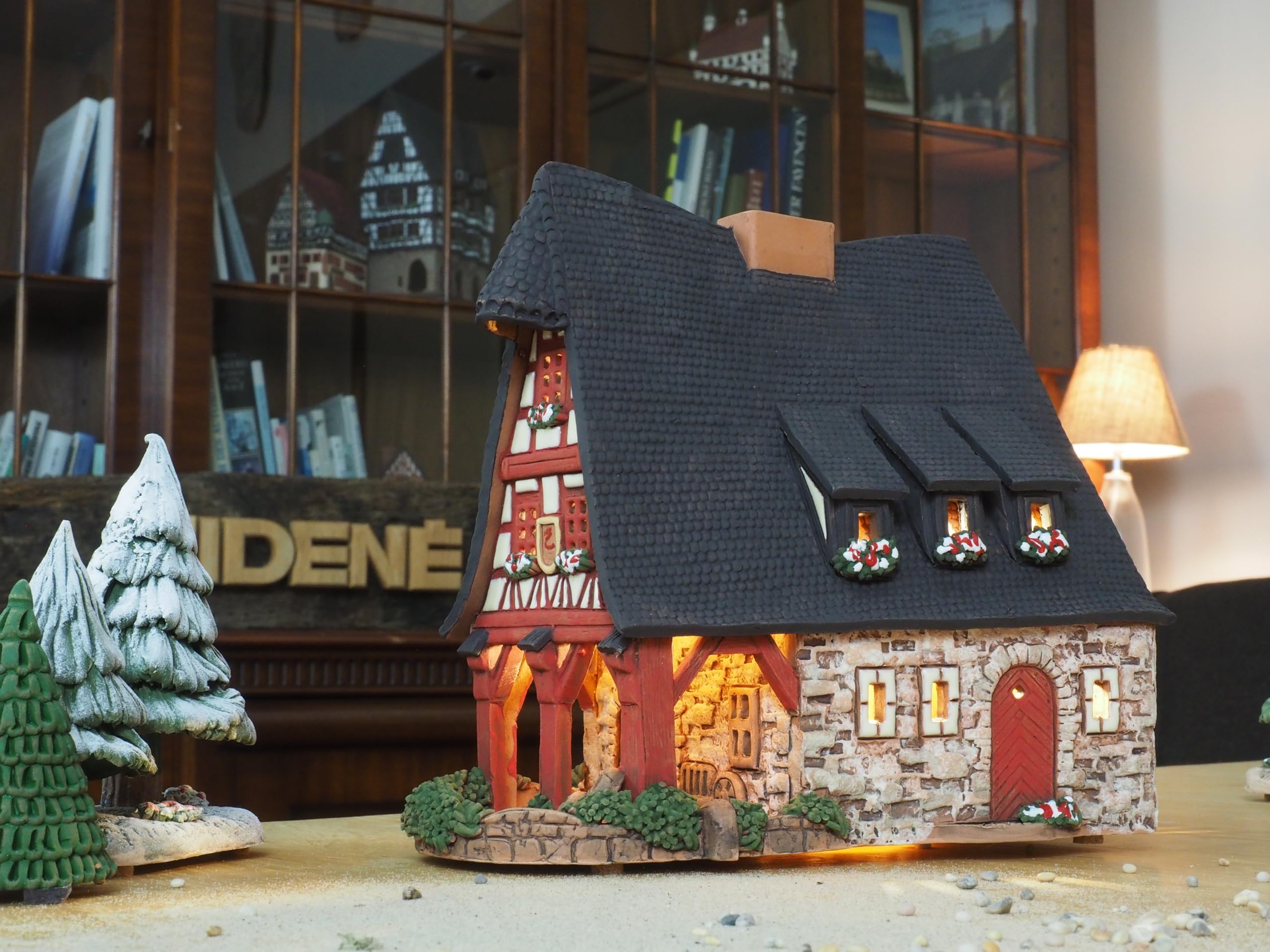 Amazon.co.jp: Midene ハンドメイド セラミック アロマ キャンドル 家