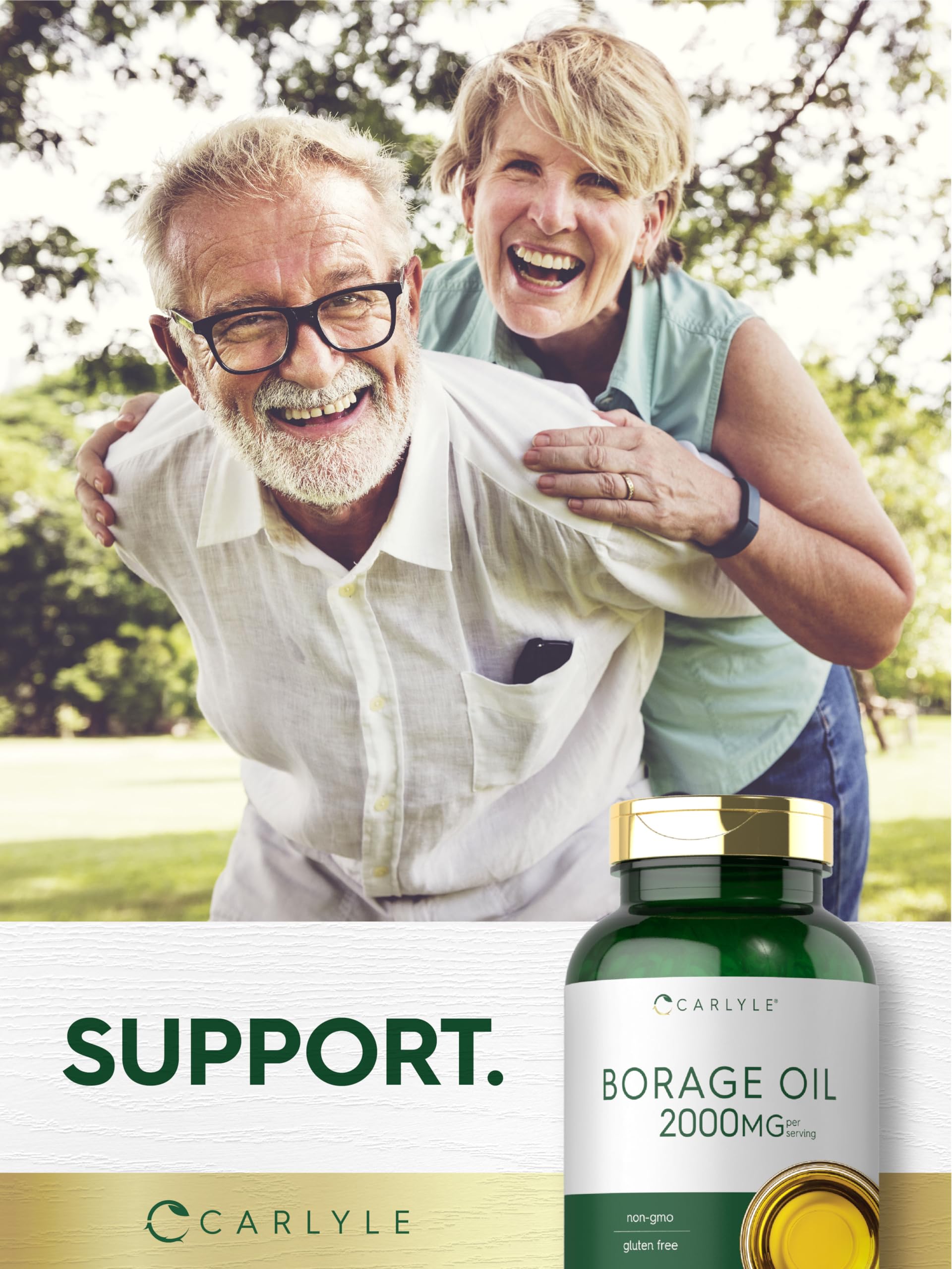 Carlyle Borage Oil Supplement | 2000mg | 200 Softgel Capsules — Amazon image 7