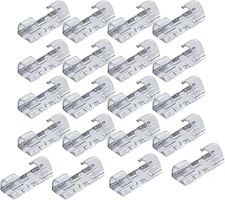 منظم الكابلات - احصل على تنظيم مثالي للأسلاك في منزلك أو مكتبك باستخدام منظم الكابلات اللاصق القوي، الحل الأمثل للحفاظ على المساحات مرتبة ومرتاحة بعيدًا عن الفوضى. (40 قطعة)