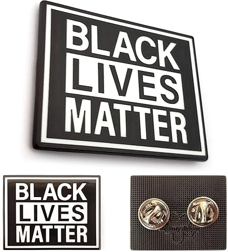 Miniatura 2 de Black Lives Matter - Pin esmaltado, 1-12 pulgadas de ancho x 1 18 pulgadas de alto