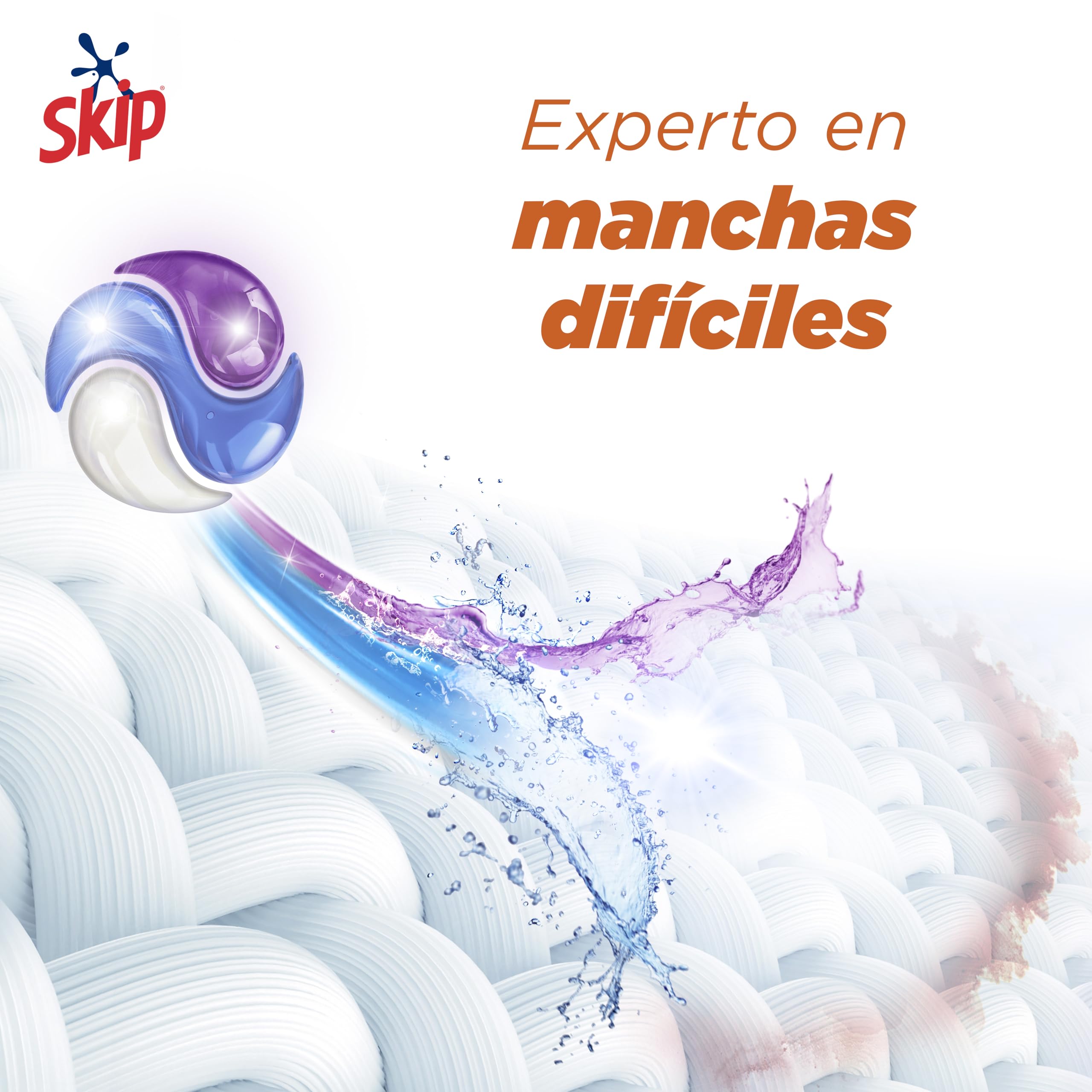 Skip Ultimate Detergente en Cápsulas para la ropa Poder KH7, 3 x 26 lavados