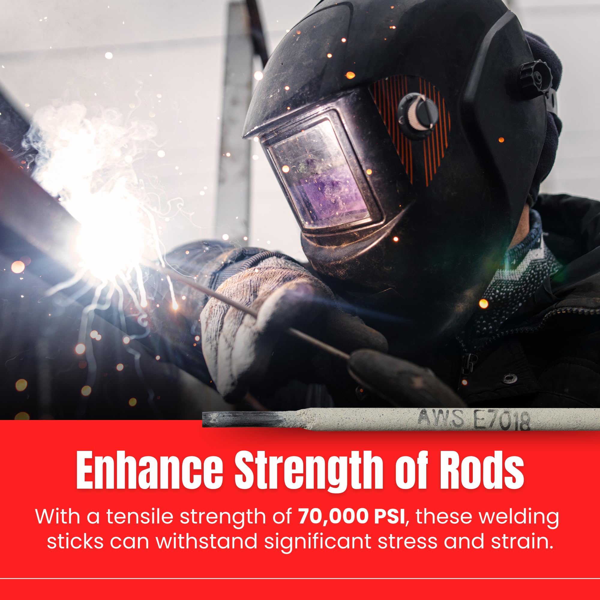 6011 Welding Rod 3/32 NexiumTools - Deep Penetration Welding Sticks Electrodes For All-Position Welding - Works On Rust, Paint & Dirty Surfaces 6013 Welding Rod 1/8