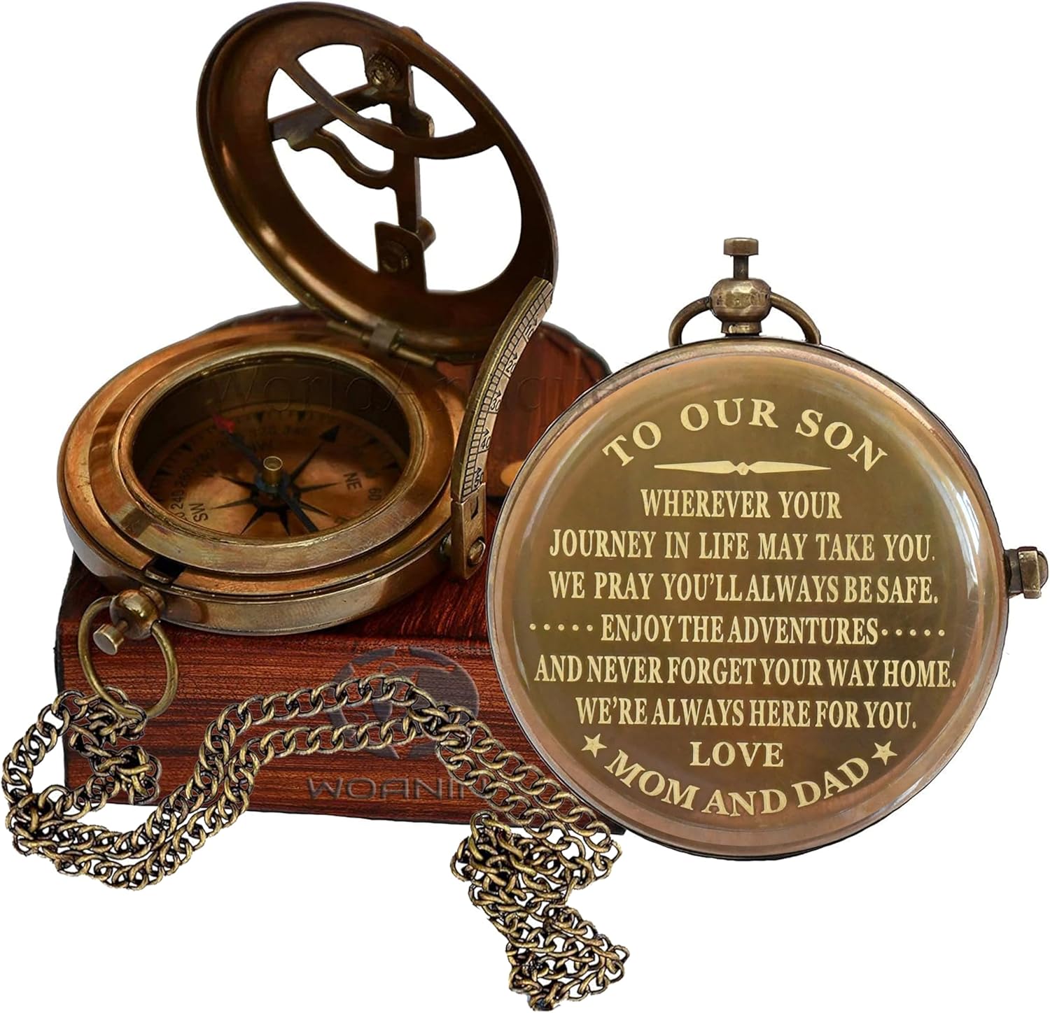 Personalized Compass, Gift for Husband, Son, to My Man, to My Fiancé, Dad, Boyfriend, for