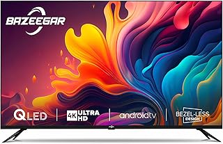 109 cm (43 inches) Infinity Series 4K Ultra HD Smart QLED Android TV BAZQL43F1 (Black)