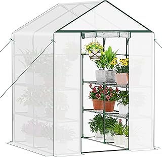 Walk-in Walk-in Greenhouse with PE Cover