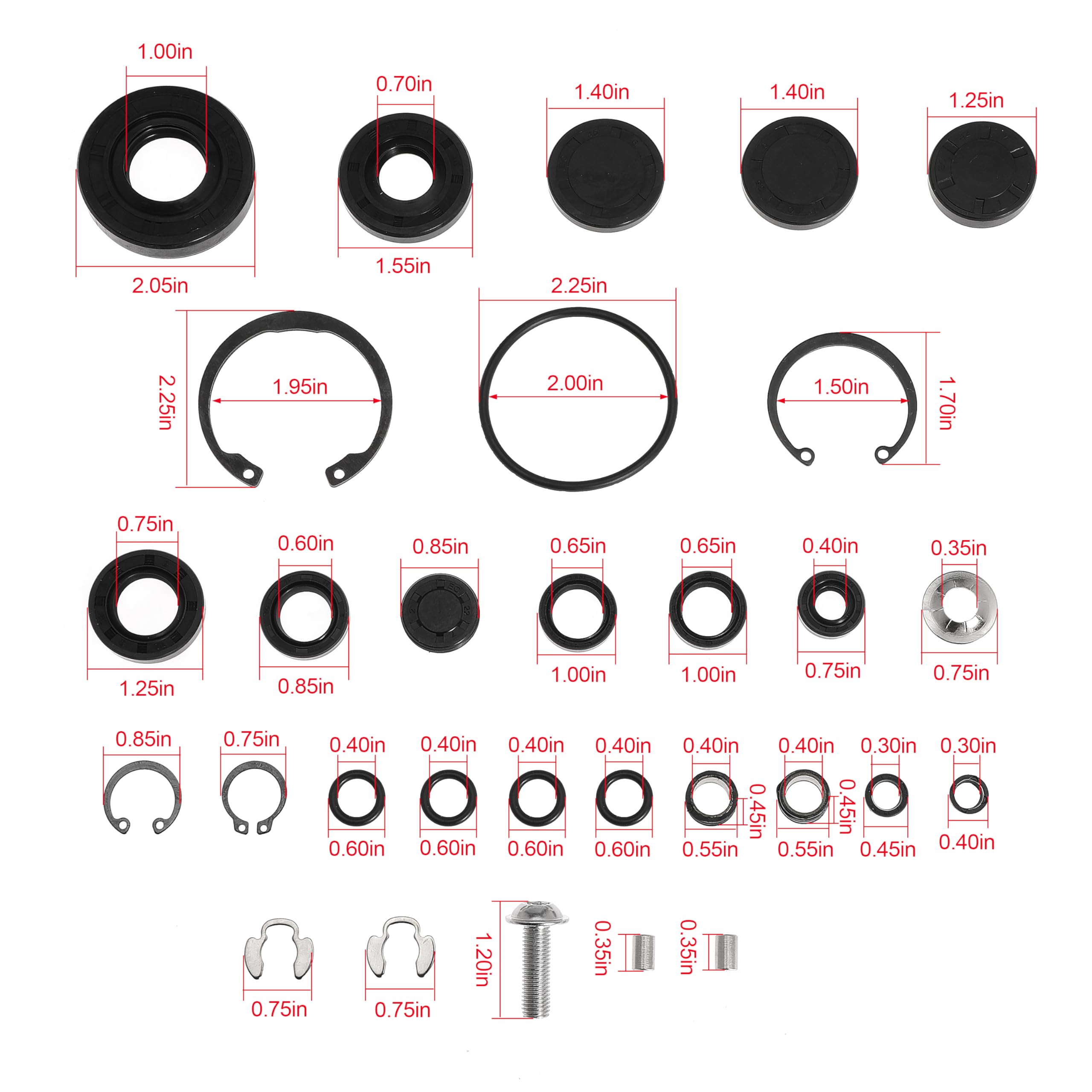 その他 5 Amazon.com: 72994 Transmission Seal Kit Hydraulic pump seals