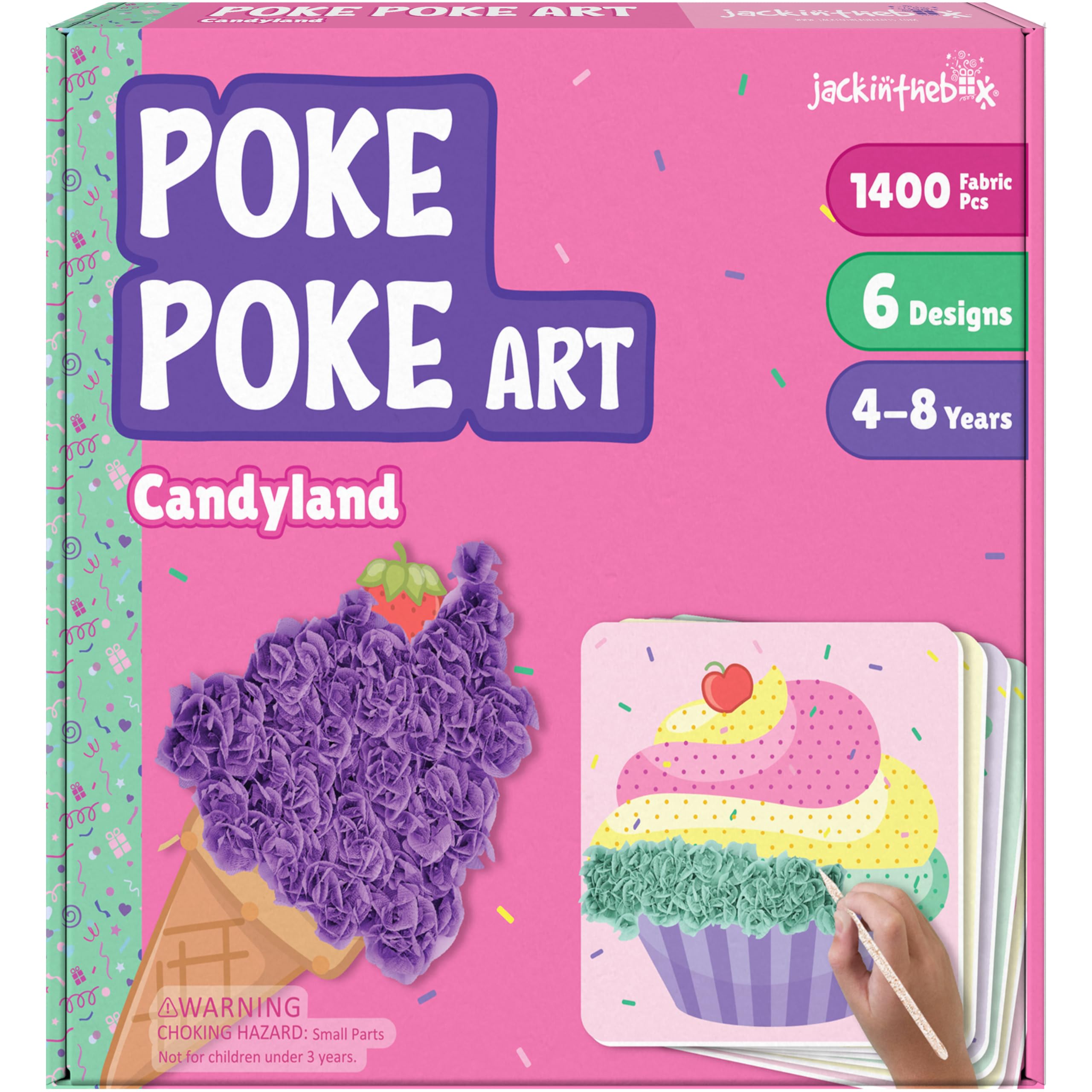 Amazon.com: jackinthebox Poke Poke Art for Kids - Candyland Theme