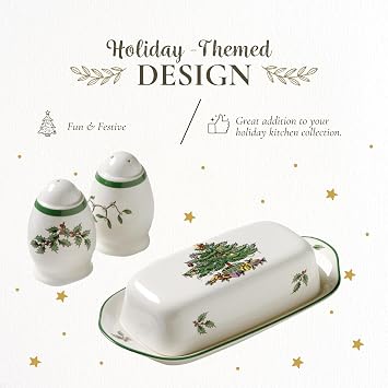 Spode Christmas Tree 3-Piece Hostess Set for Holiday Entertaining