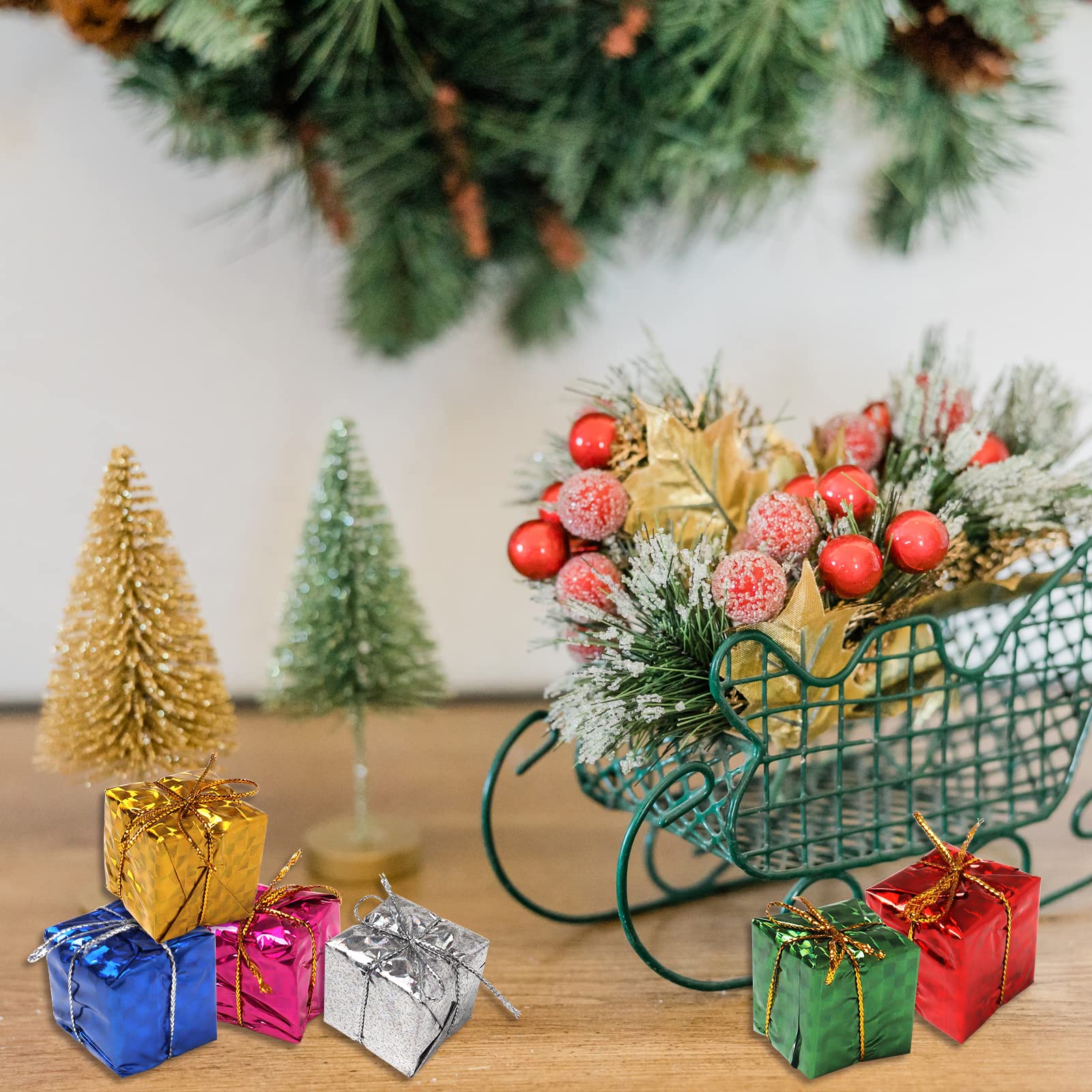 Amazon.co.jp: Hapy Shop クリスマスツリー装飾 72個 1.1×1.1インチ