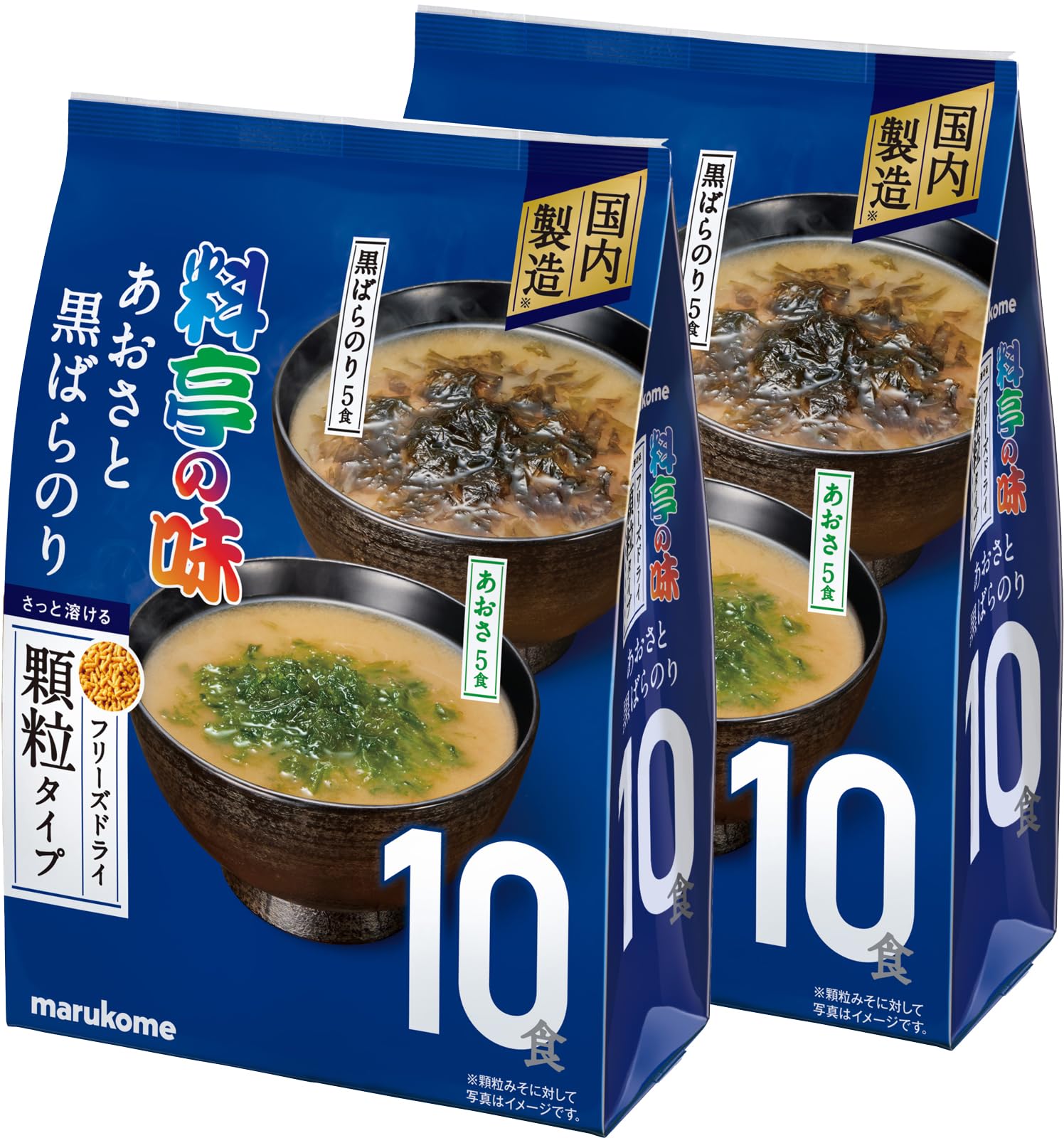 Amazon | マルコメ 料亭の味 お徳用 フリーズドライ 顆粒みそ汁あおさ