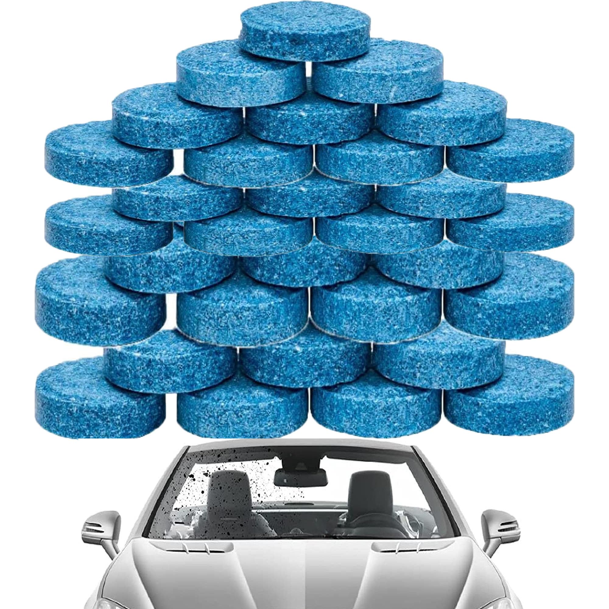S R SHINE 60 Pcs Glass Cleaner and Washer Strong Cleaning Concentrate Car mirror Cleaner Effervescent Tablets (Glass Cleaning Tablets) (60)-image-37
