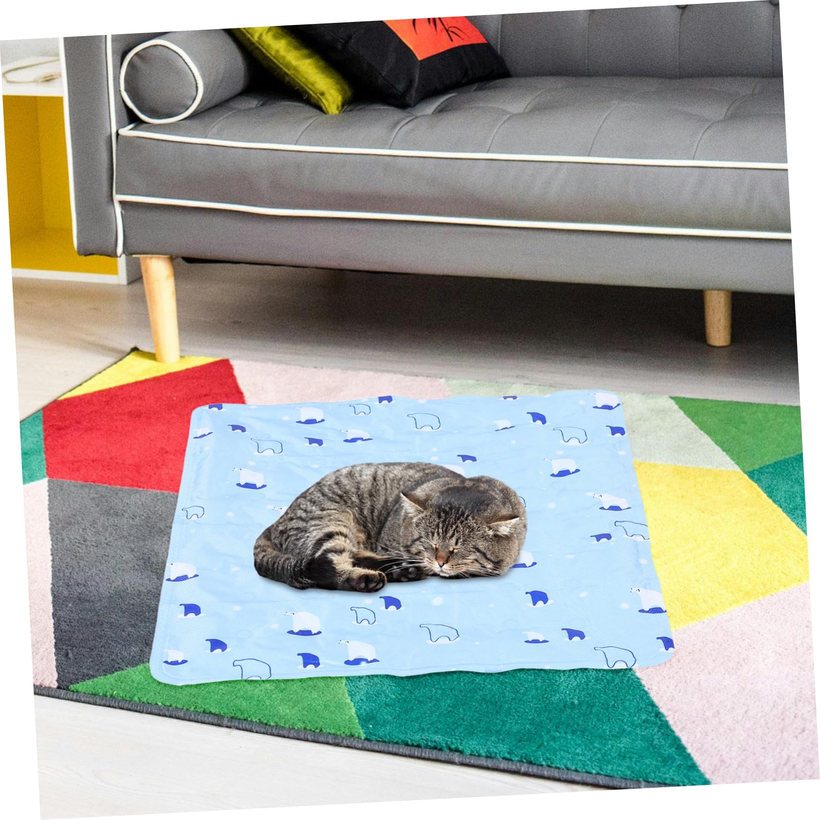 BESTonZON Kühlmatte für Hunde und Katzen, Weiche PVC Eismatte für Sommer
