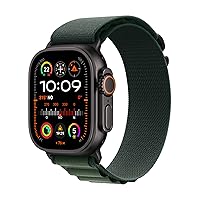 Apple Watch Ultra 2 GPS + Cellular 49 mm Sportwatch con robusta cassa in titanio Nero