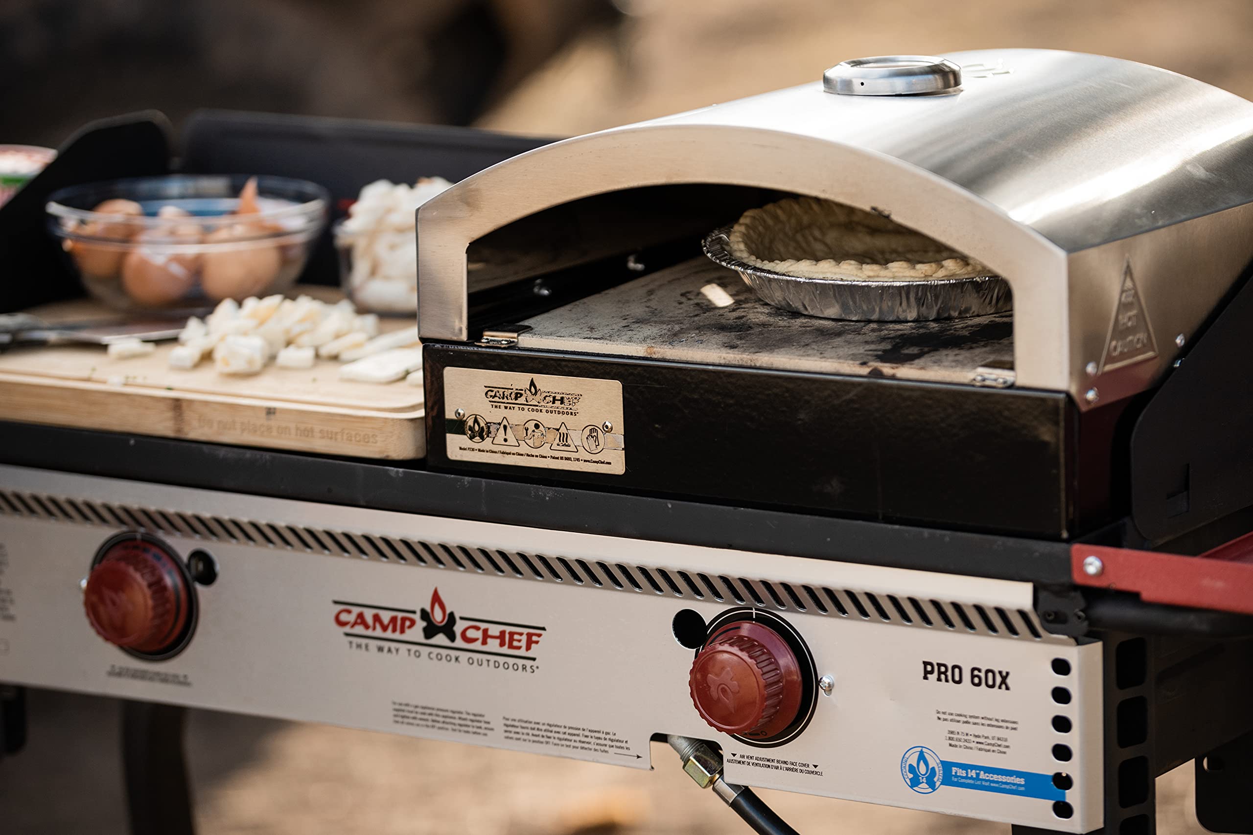 Buy Camp Chef Artisan Outdoor Pizza Oven, 14" Single Burner Accessory