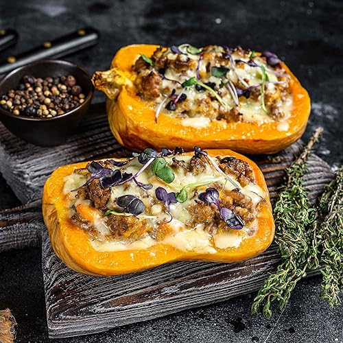 Miniatura 4 de Semillas de calabaza (invierno) - Nuez - 1 onza - Semillas de verduras, semillas polinizadas abiertas fáciles de cultivar y mantener, crecimiento