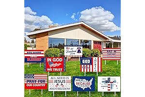 4th of July Yard Signs Patriotic Outdoor Decorations