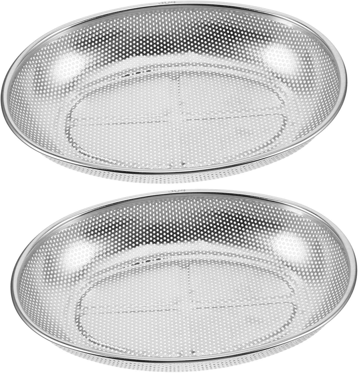 POPETPOP 2pcs Stainless Steel Cutlery Organizer Utensil Drying Rack Perforated Design for Optimal Airflow -shaped Silverware Storage for Kitchen Use Forks Spoons and Chopsticks Holder