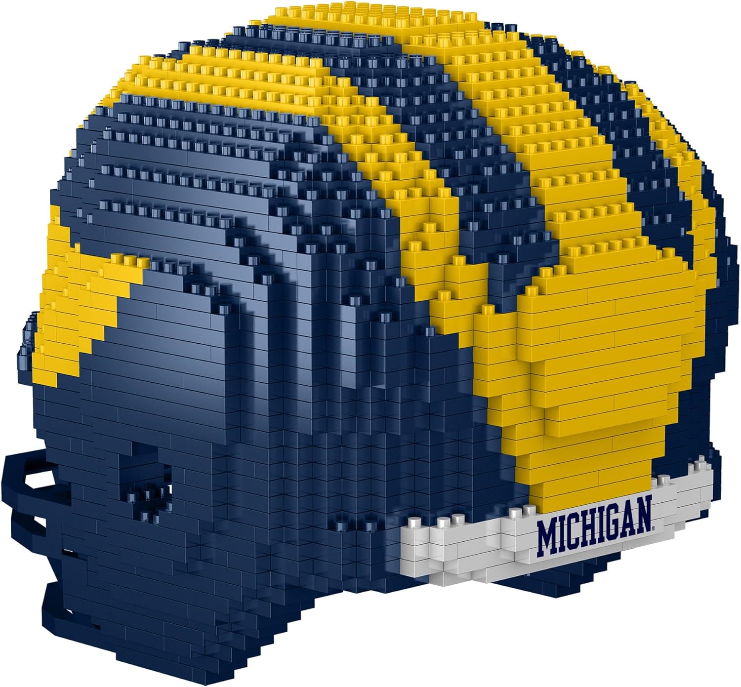 FOCO Unisex NCAA College 3D BRXLZ Puzzle Replica Helmet Set