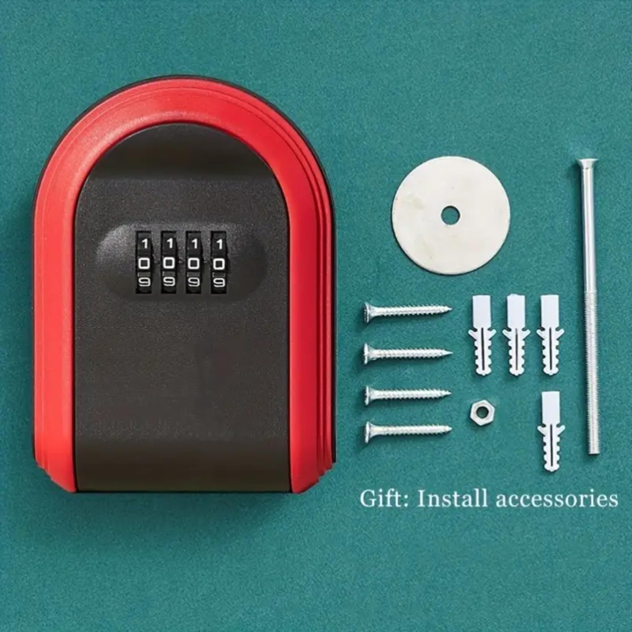Thingymabob Secure Lockable Key Box with Combination (Blue) - Image 4