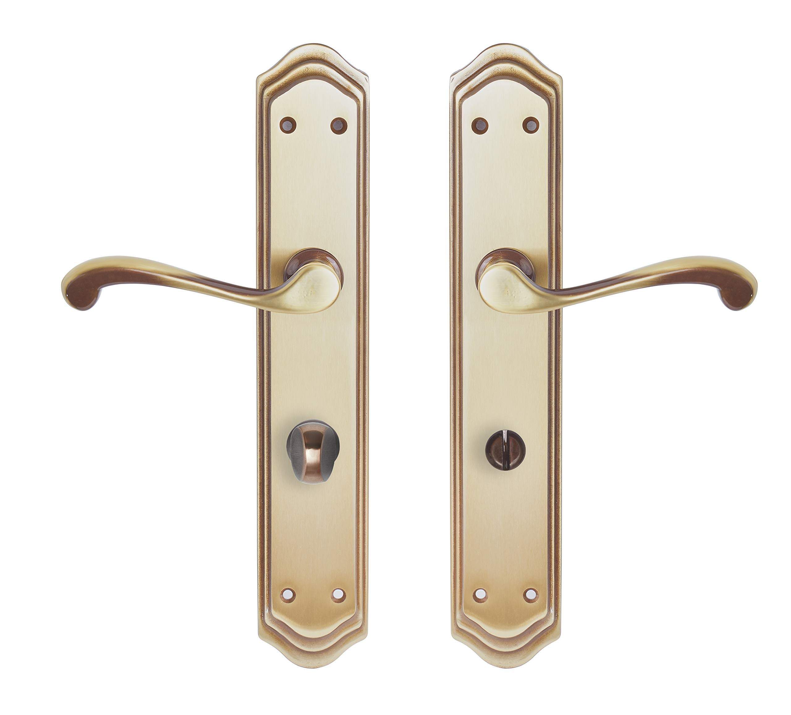 Fabricación Española Manivelas A005JMC47IC Model 8870 Crank Set, Antique Brass