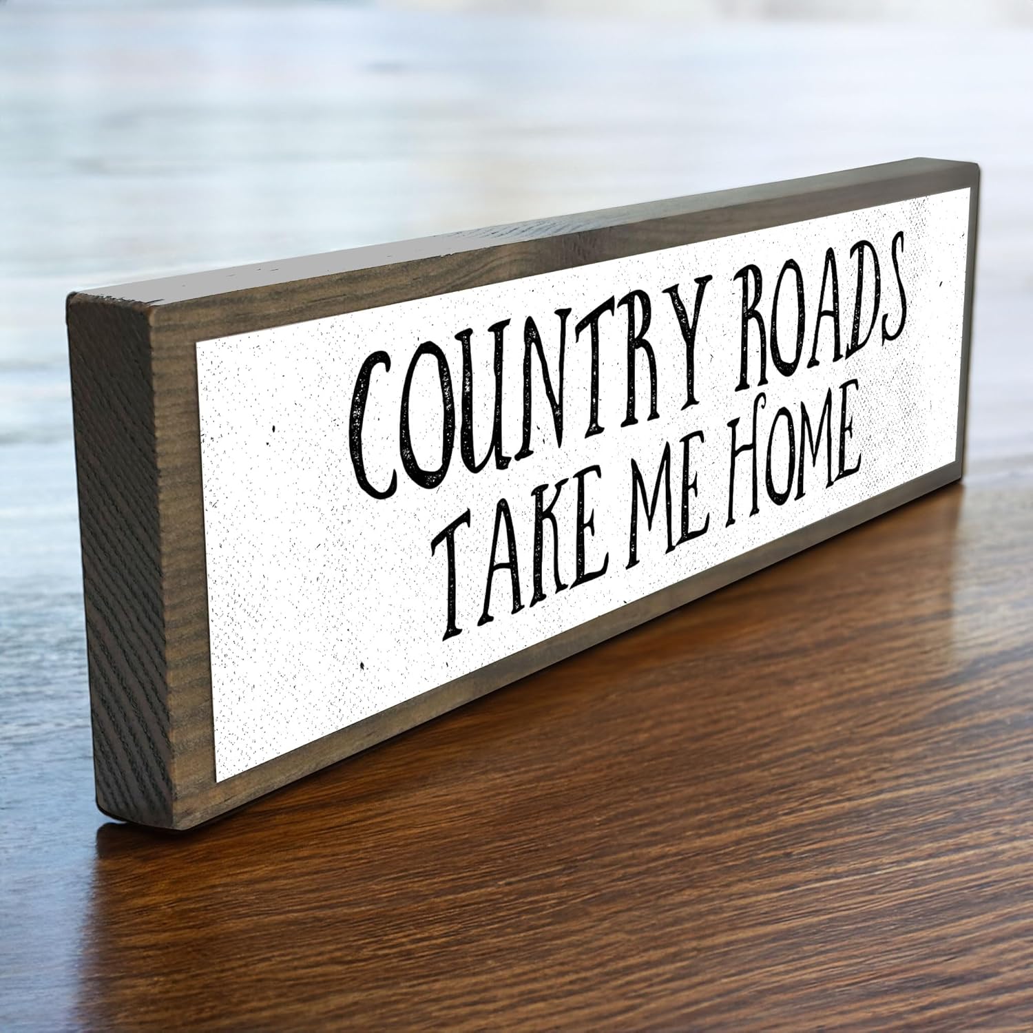 Wood & Metal Southern Sign – Weatherproof Indoor Outdoor Wall Decor – Rustic Charm with "Country Roads Take Me Home" – Gift-Wrapped & Ready to Give - Image 4
