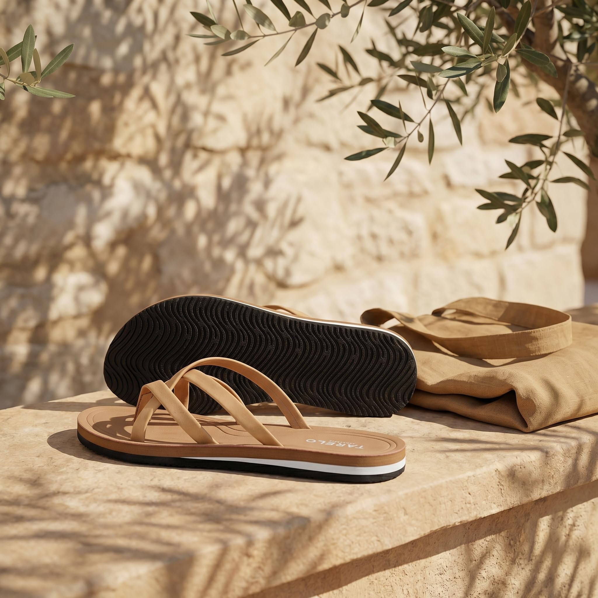 TARELO Chanclas Verano para Mujer Slides Tamaño 36-41
