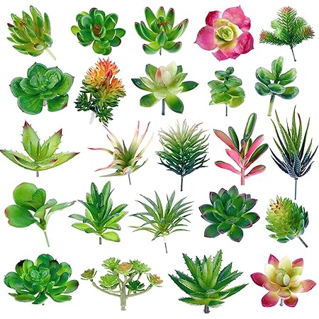Amazon 多肉14点セット 光触媒 人工観葉植物 光の楽園 多肉植物 かわいい 人工観葉植物 オンライン通販