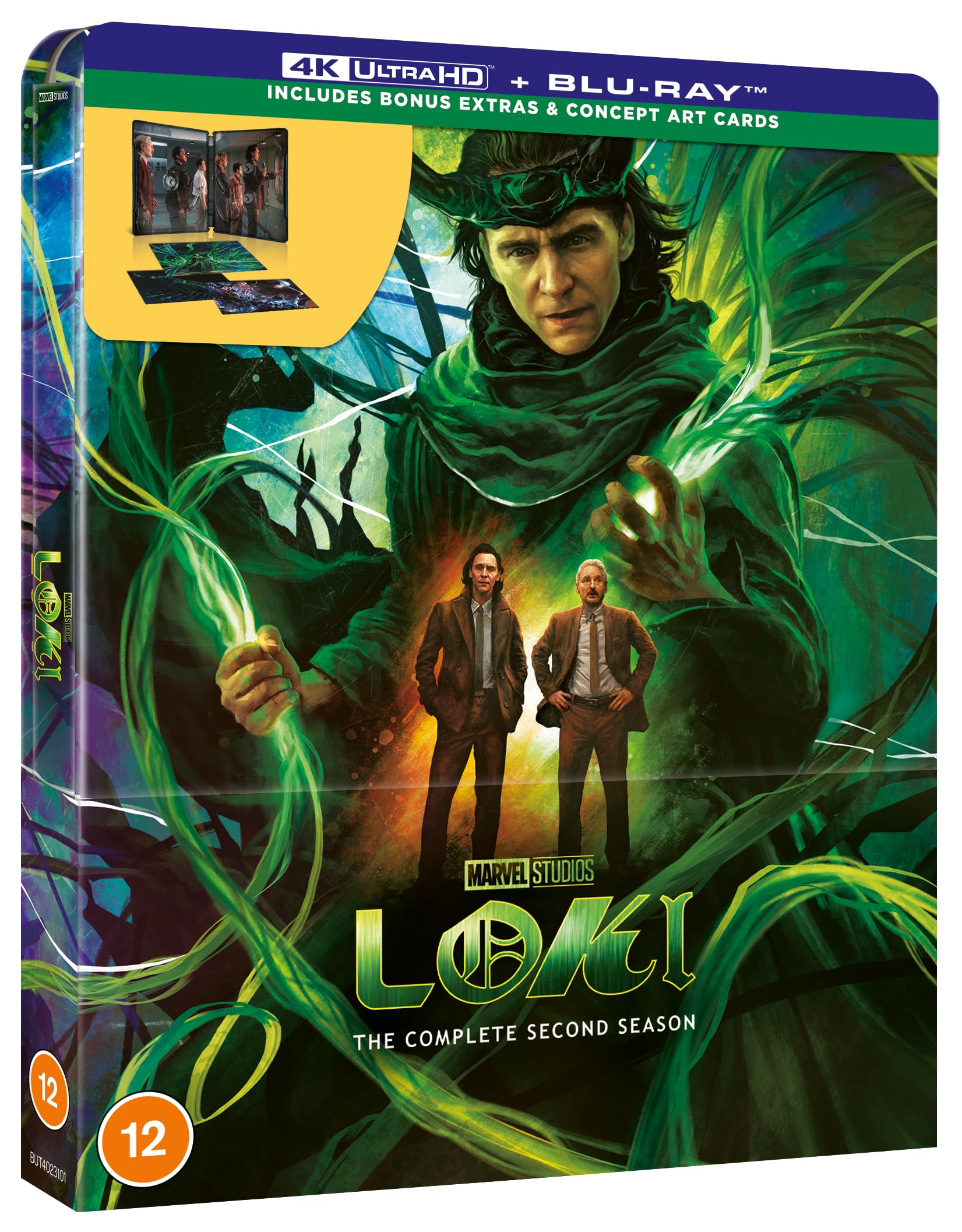 Marvel Studios Loki Season 2 4K UHD Steelbook (Disney+ Original) (includes artcards) [Region Free]