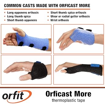 Orficast More Thermoplastic Tape, 6 x 9', Black