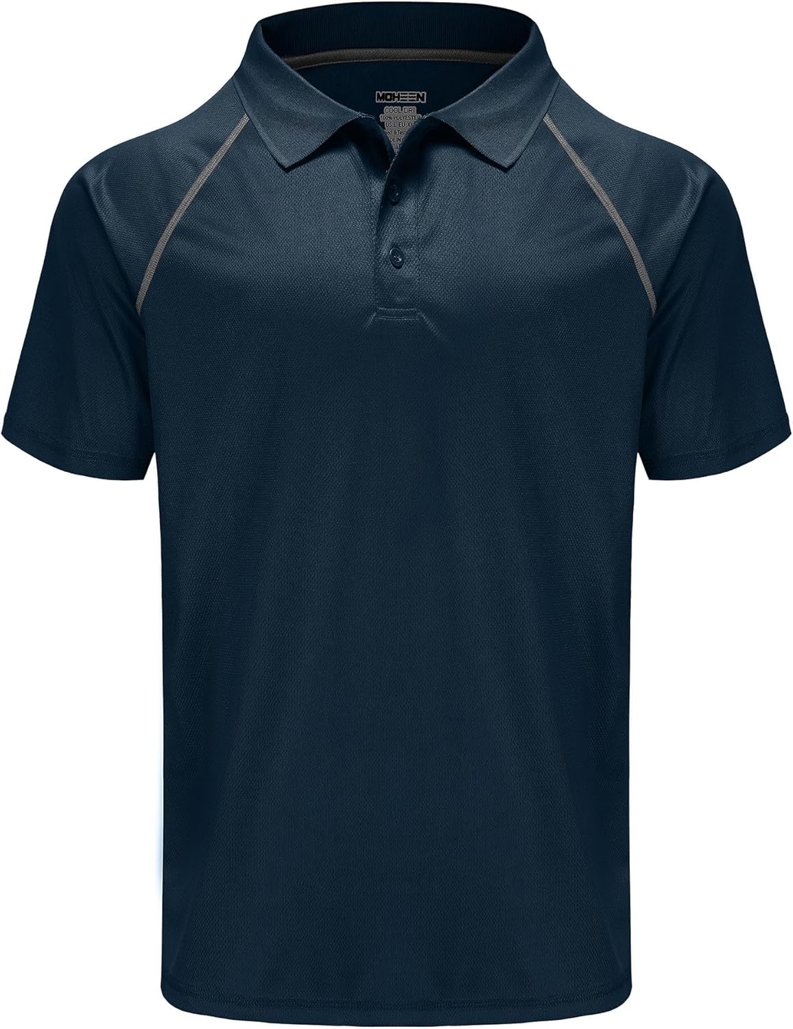 MOHEEN Men's Golf Shirts Short Sleeve Moisture Wicking Polo T-Shirts Athletic Quick Dry Fit Performance Collared UPF 50+