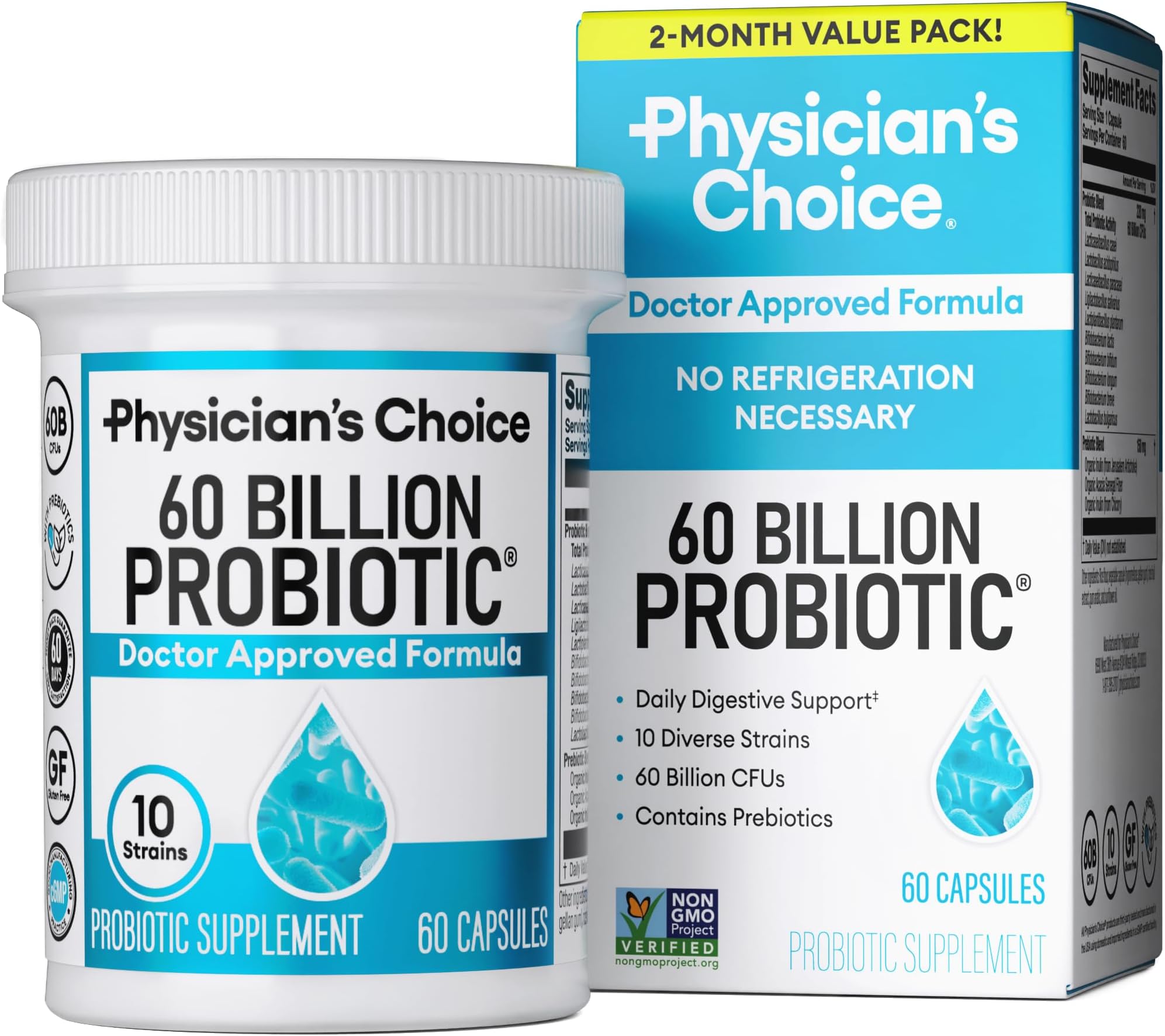 Physician's Pick - 60 Billion Probiotics