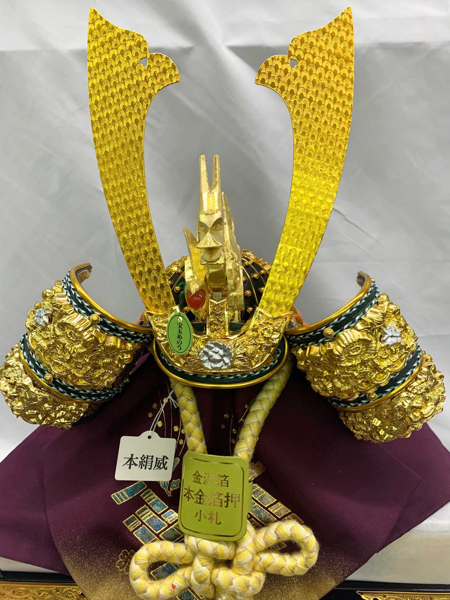 人形店在庫処分品］日ごま兜かぶと⭐️端午の節句五月人形海外土産
