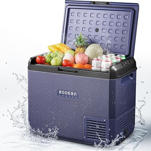 BODEGA COOLER - Refrigerador portátil de 12 voltios de 60 L, compresor de congelador portátil -4-68, 1224V DC para camping, viajes, caravana, viajes