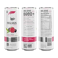 Vista 56 de CELSIUS Sparkling Lemon Lime, bebida energética sin azúcar, 12 onzas líquidas (paquete de 12)