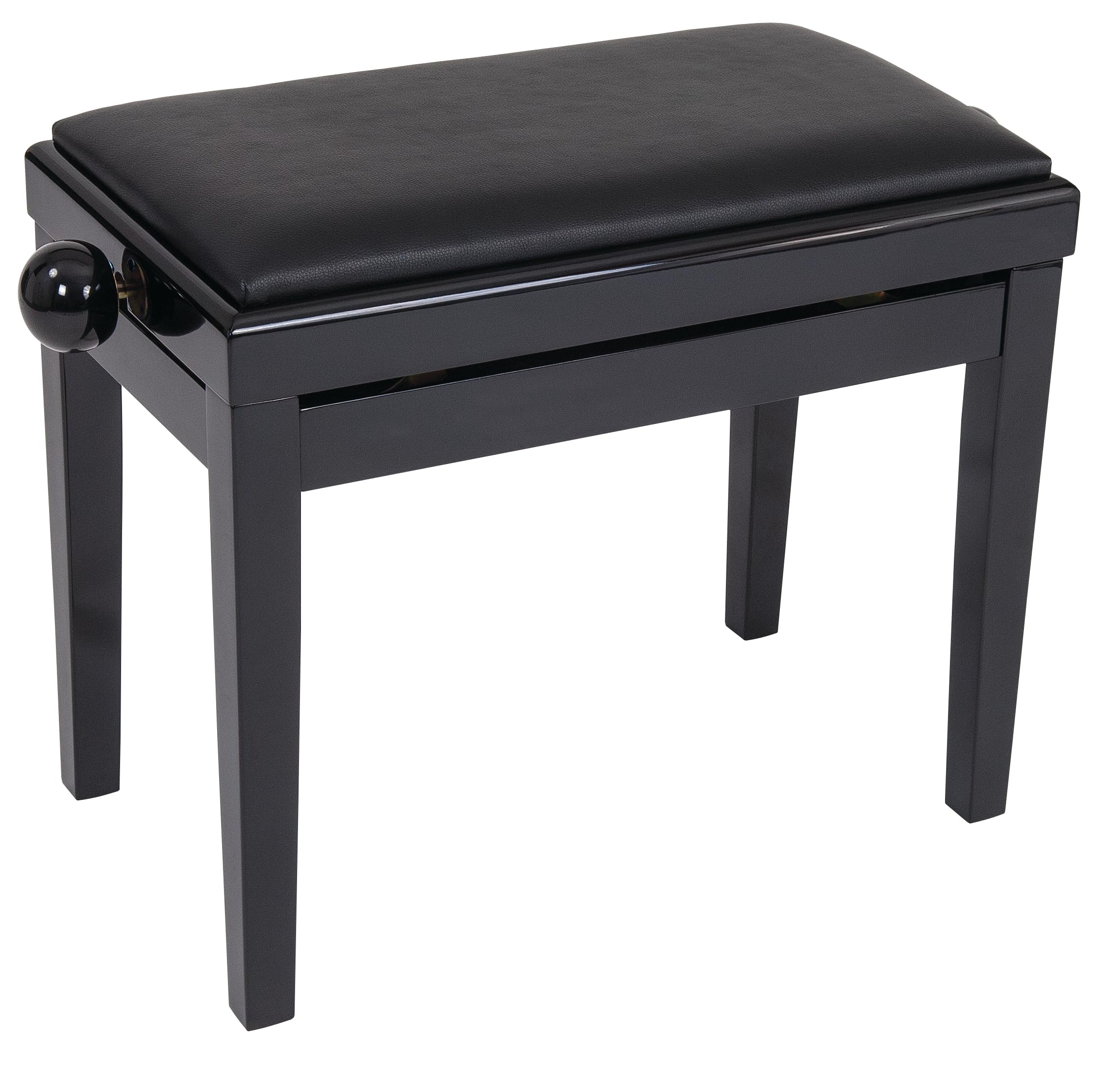 Kinsman ADJUSTABLE PIANO BENCH - SATIN BLACK