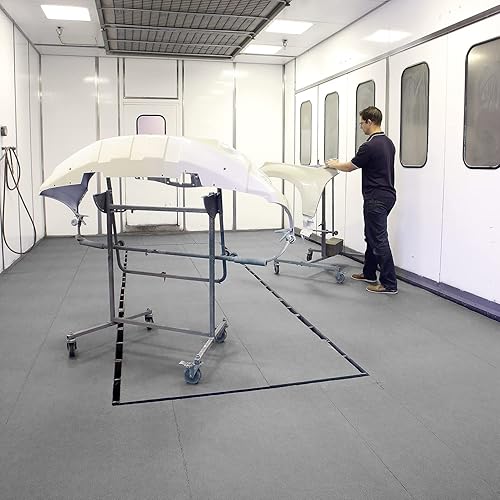 Miniatura 8 de PIG Alfombrilla de pintura antideslizante de 32 x 100 pies  Protege superficies y suelos de la acumulación de pintura  Reduce defectos de pintura y