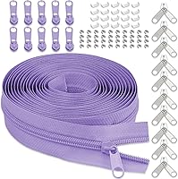 Vista 28 de Cinta de cremallera de nailon #3 para coser: YZSFIRM 10 yardas negras por The Yard Cremalleras de bobina de nailon para costura DIY y manualidades