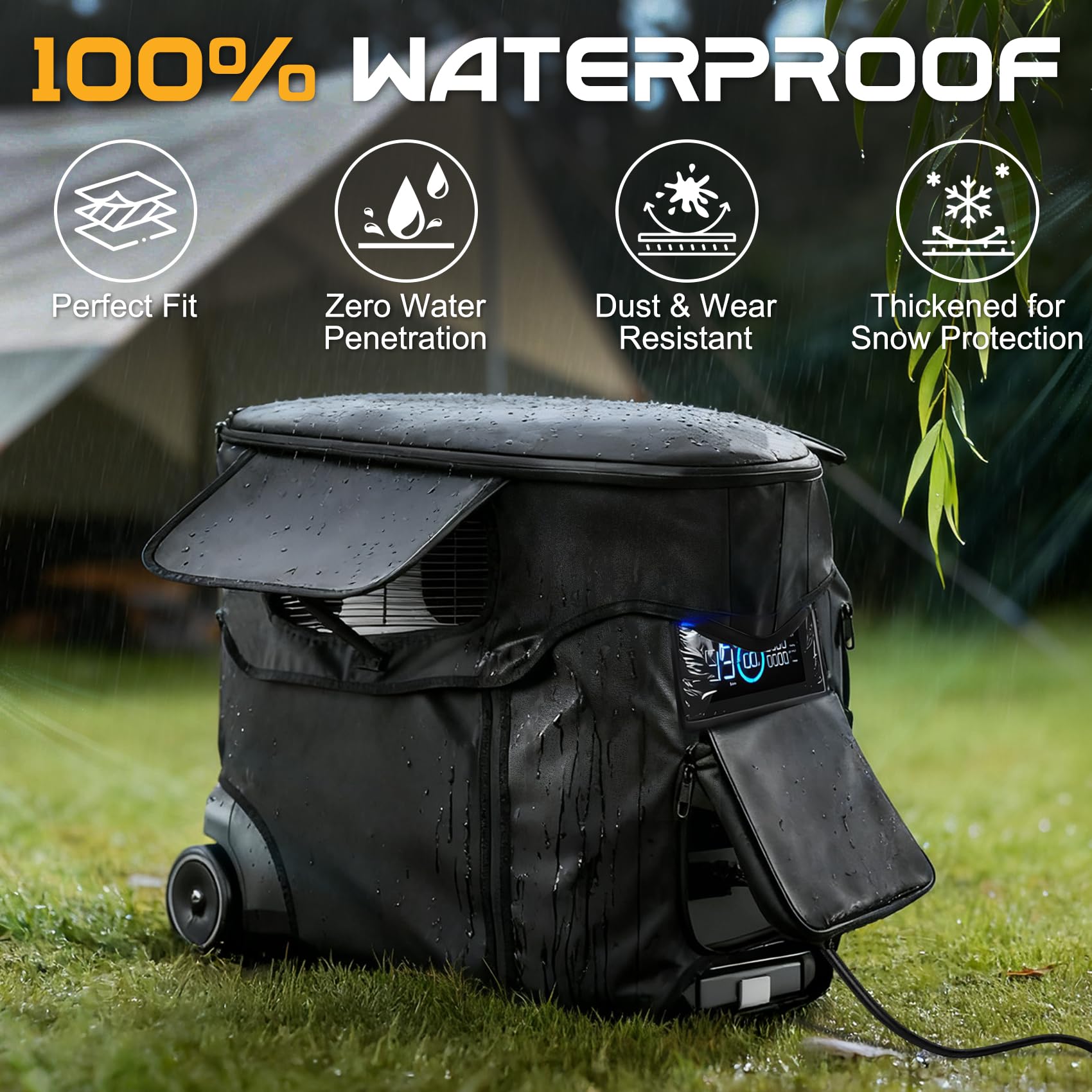 Amazon.co.jp: DELTA Pro & Extra Battery 保護カバー 防水防塵収納