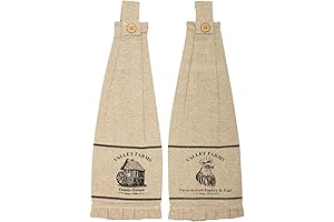 VHC Brands Valley Farms Mill and Rooster Freezer Towel (Set of 2)