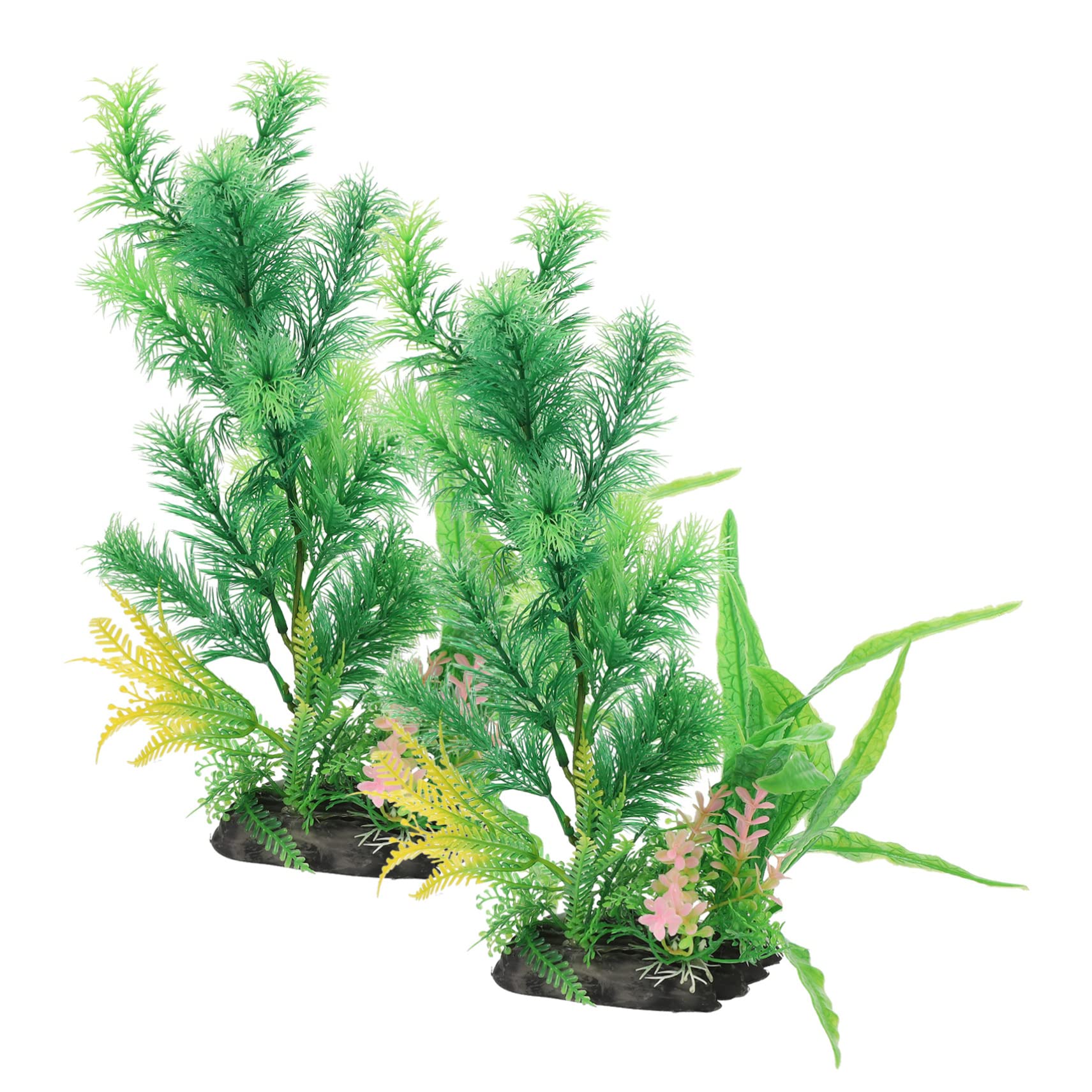 YARNOW 3 Juegos 3 Juegos De Plantas Artificiales para Paisajismo De Acuario Plantas Falsas Reemplazables Decoración De Escritorio para Acuario Decoración Decorativa para 2 Piezas * 3
