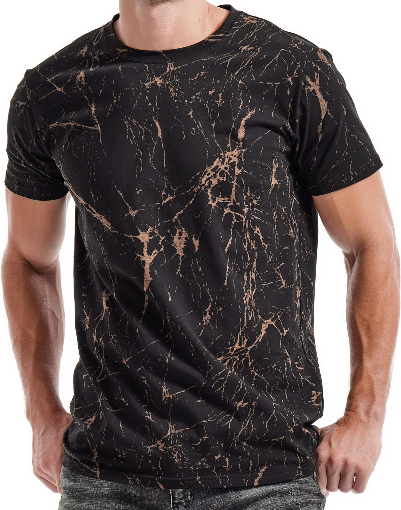 Mens Hipster Hiphop Tees - Fashion Print T-Shirts