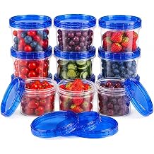 Freezer Storage Containers, 16oz Plastic Food Containers 10 Pack