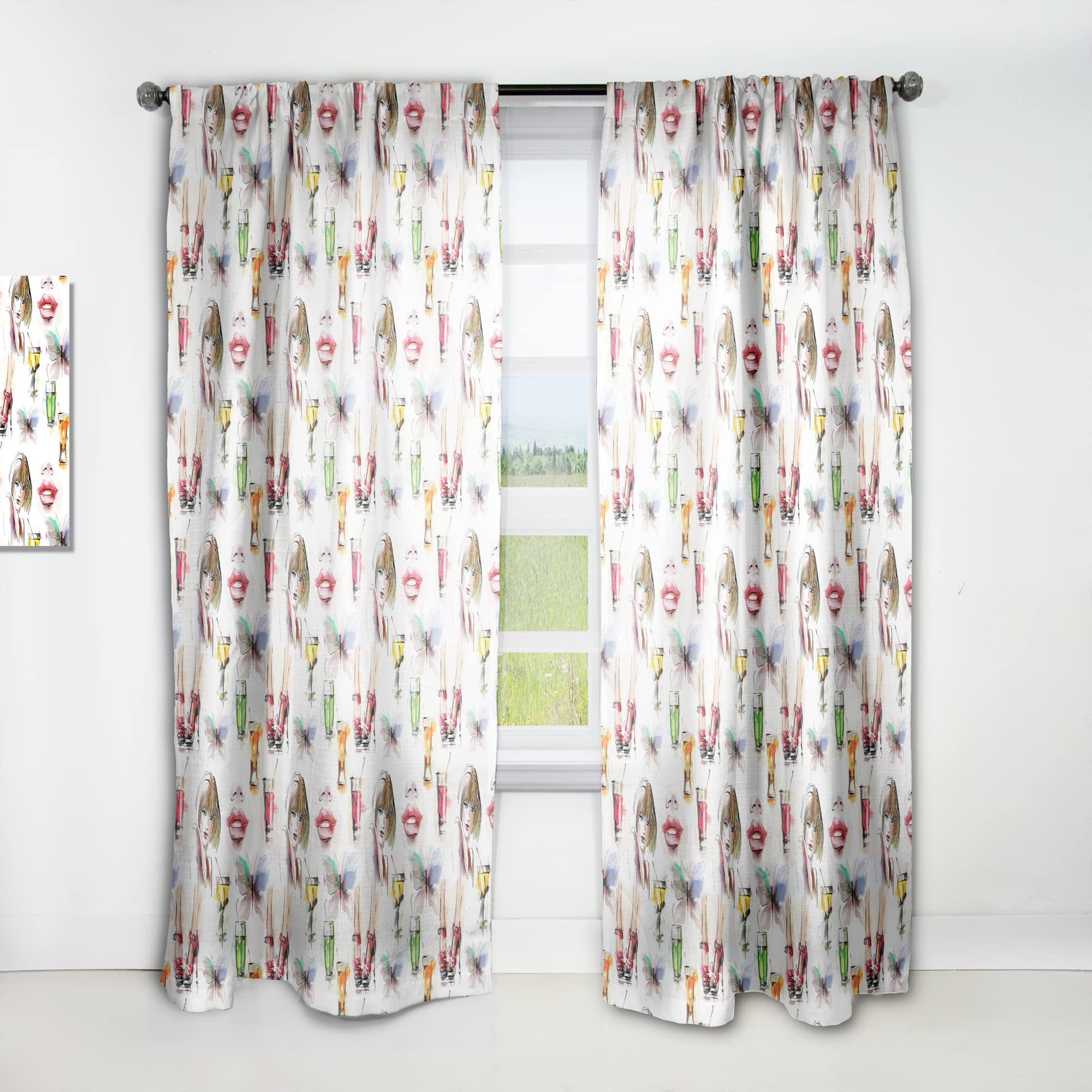 Rideaux de chambre tendance fille style mode et beauté moderne DesignQ