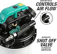 Vista 4 de OEMTOOLS 24937 Extractor de fluido neumático/manual, bomba extractora de aceite de 1.5 galones (6 litros), para refrigerante, transmisión y fluido