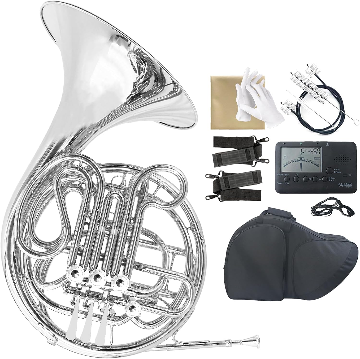 Double French horn 4 Keys F/Bb Flat Brass French Horn