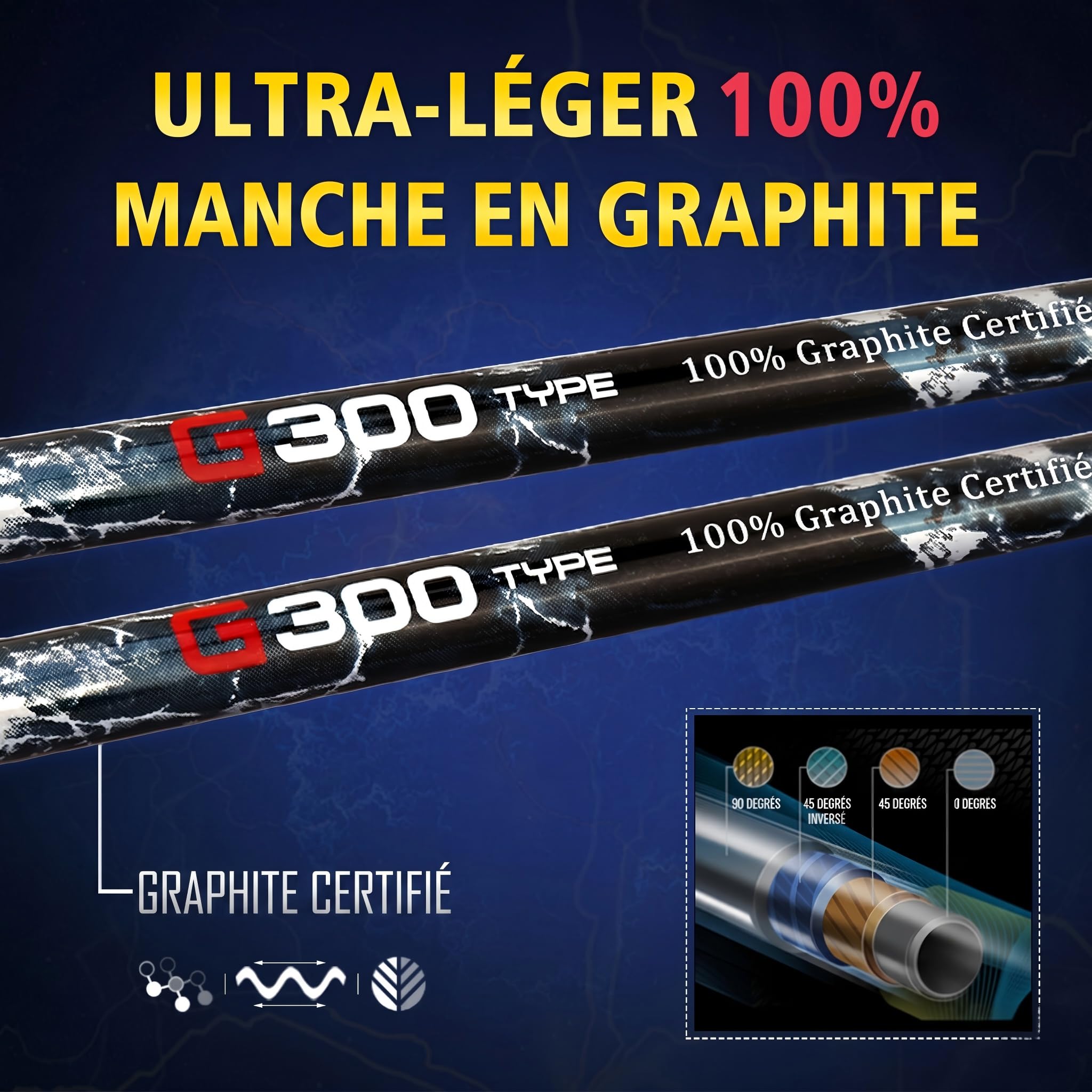 PGM Lot de 18 clubs de golf pour homme - 12 pièces - Titane #1 Driver, hybride à tirage biaisé, fers à haute résistance, putter indulgent, sac de support avec 5 couvre-têtes