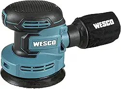 Lixadeira Roto-Orbital 18V WS2302.9 Wesco – 2 Funções, Velocidade Variável, Coletor de Pó – Sem Bateria